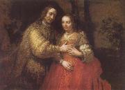 REMBRANDT Harmenszoon van Rijn Portrait of Two Figures from the Old Testament china oil painting artist